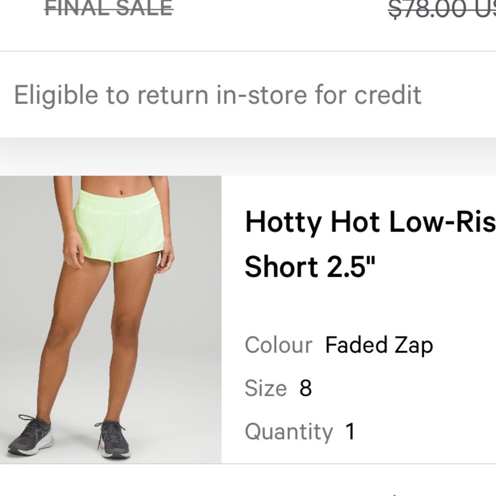 Hotty HOT Low Rise Lined Shorts 2.5” - Picture 3 of 12